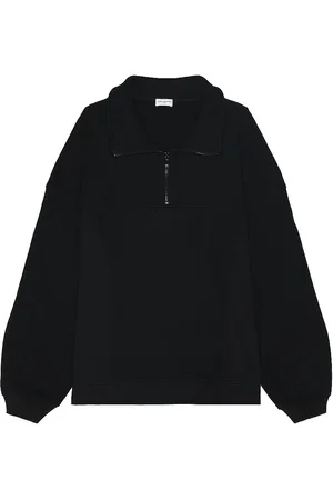 Saint Laurent Sweat Col Montant De in Black