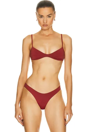 Haight Monica Bikini Top in Red