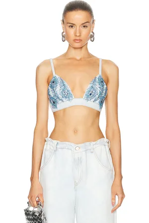 PATBO Hand-Beaded Bralette in -Light