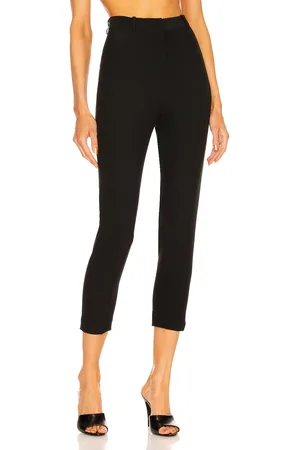 Alexander McQueen High Waisted Cigarette Pant in