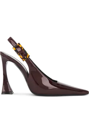 Saint Laurent Dune Slingback Pump in Burgundy