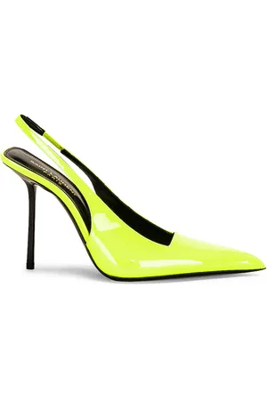 Saint Laurent Paloma Slingback Pump in Yellow