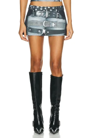Miaou Miss Mini Skirt in Black