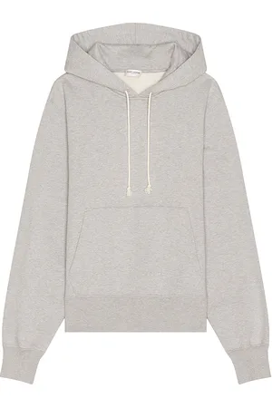 Saint Laurent Champion Hoodie in Light Grey