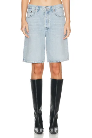 AGOLDE Risha Short in Denim-Light