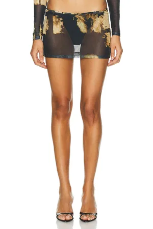Miaou Elektra Skirt in Brown