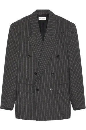 Saint Laurent Veste Sue Base in Grey