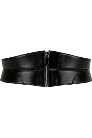 Alaïa Small Zip Bustier Belt in Black