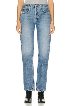 AGOLDE Parker Long in Denim-Light