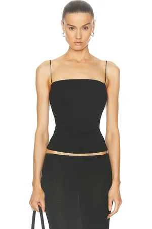ENZA COSTA Supima Cotton Essential Strappy Tank Top in