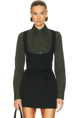 Saint Laurent Vest Top in Black