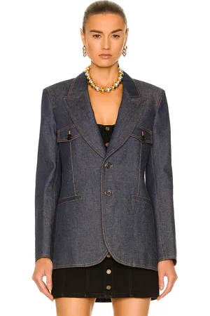 Saint Laurent Tailored Jacket in Blue
