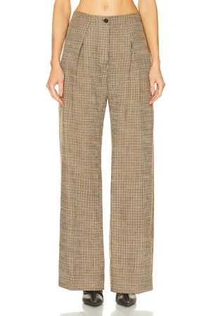 Acne Studios Straight Leg Trouser in Brown