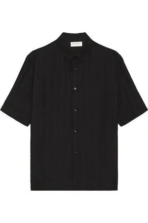 Saint Laurent Short Sleeve Shirt in Black