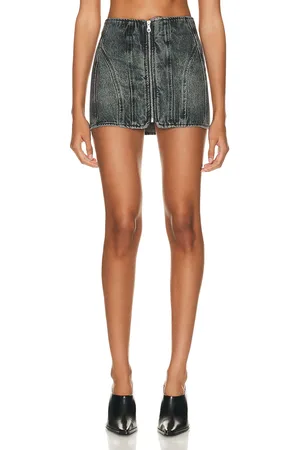 GRLFRND Rey Racer Skirt in Black