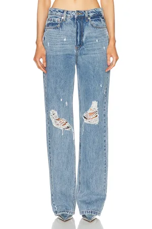 SER.O.YA Belle Straight Leg in Denim-Medium