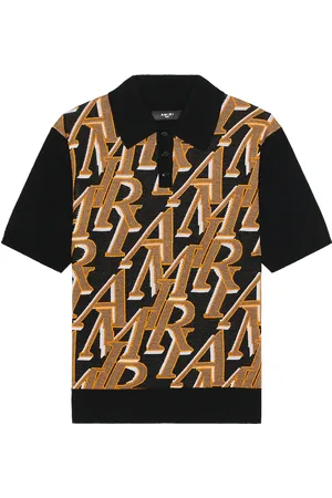AMIRI Repeat Short Sleeve Polo in