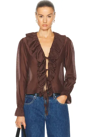 BODE Heartwood Flounce Blouse in