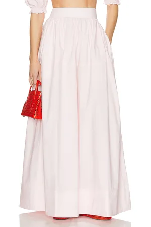 Helsa Poplin Maxi Skirt in Blush