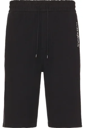 Saint Laurent Large Bermuda Shorts in Black