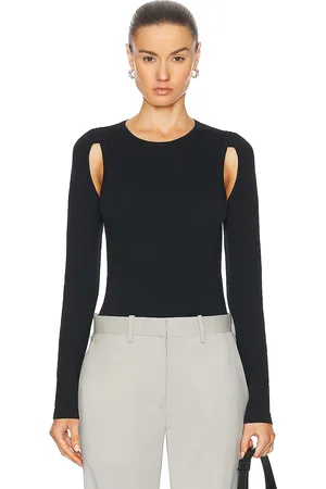 Helmut Lang Cutout Crewneck Top in