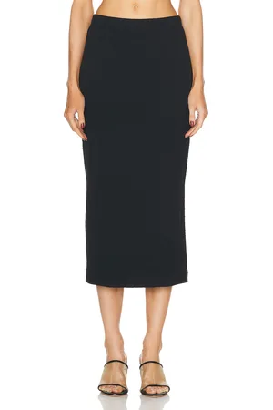 ENZA COSTA Textured Jacquard Skirt in