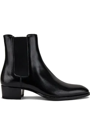 Saint Laurent Wyatt Chelsea Boot in Black