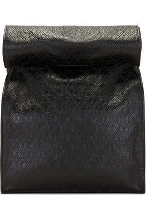 Saint Laurent Monogram Embossed Pouch in