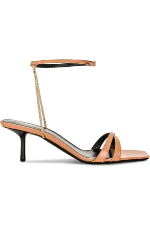 Saint Laurent Melody Sandal in Tan