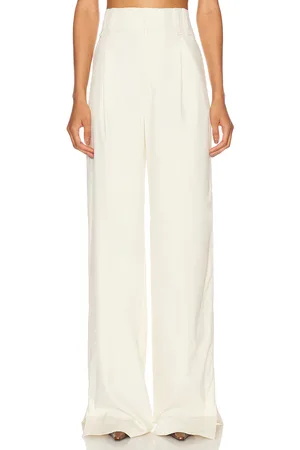 Saint Laurent Bootcut Pant in White