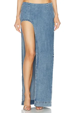 Retrofete Wynter Skirt in Denim-Medium