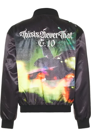 This Is Never That Flame Satin Jacket in