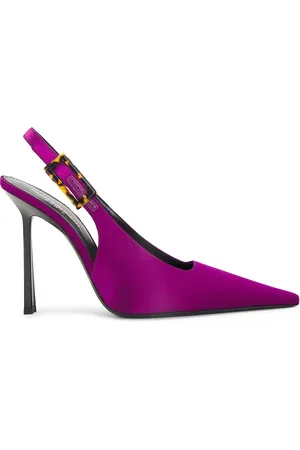 Saint Laurent Slingback Pump in Purple