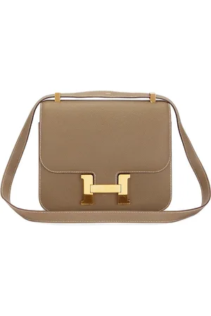 Hermès Epsom Constance 24 Shoulder Bag in Brown