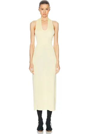 Khaite Coraline Dress in Yellow