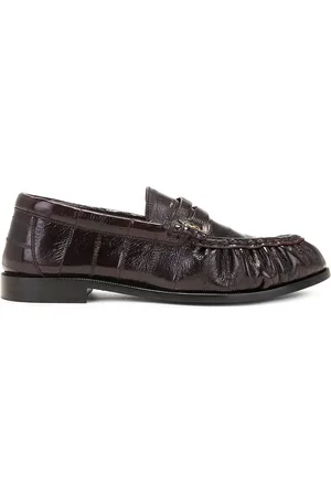 Saint Laurent Le Loafer Mocassin in Chocolate