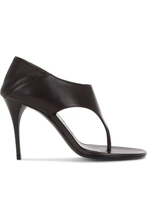 Saint Laurent Bridget Sandal in Brown