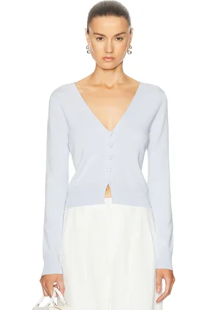 Proenza Schouler Addie Cardigan in Baby Blue