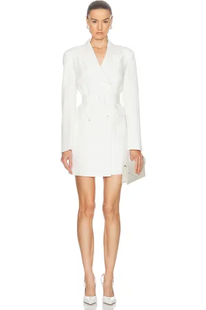 Matthew Bruch Oversized Double Breasted Blazer Dress in