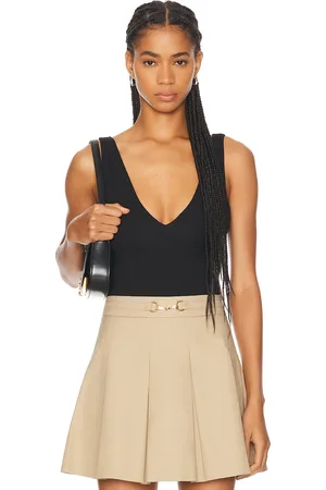 SANS FAFF Plunge V Bodysuit in