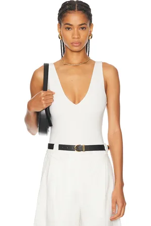 SANS FAFF Plunge V Bodysuit in