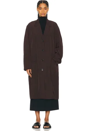 The Row Adan Coat in Brown