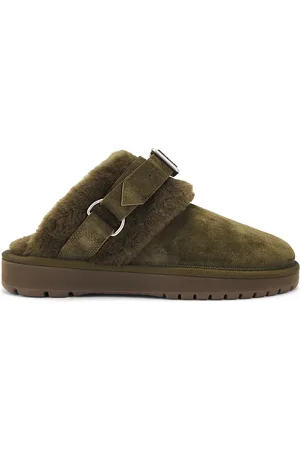 Burberry Mule Slide in Dark Green