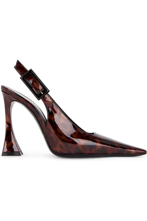 Saint Laurent Dune Slingback Pump in Brown