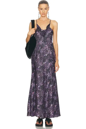 Isabel Marant Manelia Dress in Purple