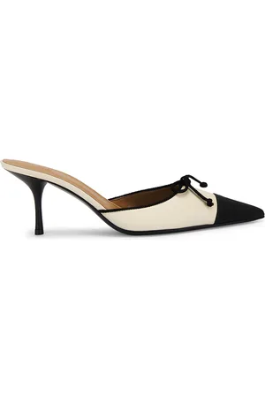 Helsa The Bow Mule in Cream
