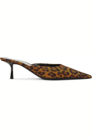 Saint Laurent Barbara Mule in Brown