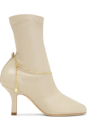 Burberry Ankle Boot in Cream