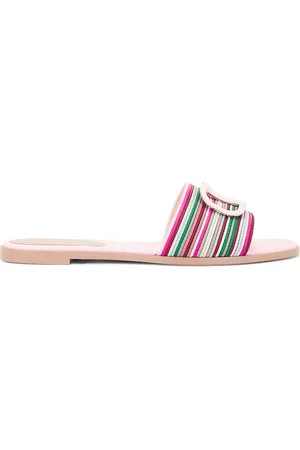 VALENTINO GARAVANI V Logo Signature Slide in Pink