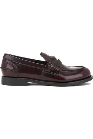Miu Miu Penny Loafer in Burgundy